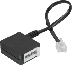 InLine Telefonkabel TAE-N (Buchse)/RJ-11 (Stecker), 0.2m, schwarz