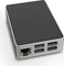 Flirc Gehäuse für Raspberry Pi 5, schwarzer Deckel, schwarz/silber Vorschaubild