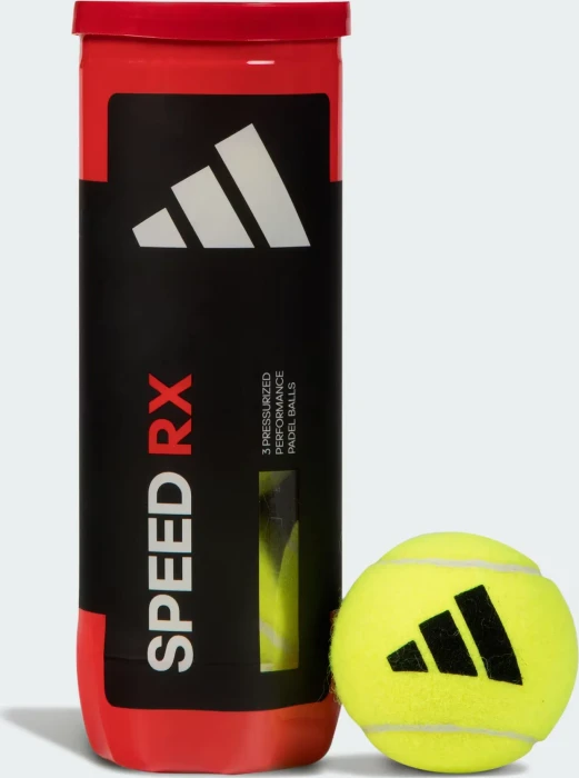 adidas Speed Rx Padel Tennisbälle bright yellow/black, 3 Stück