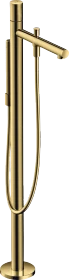 Hansgrohe AXOR Uno Einhebel-Wannenmischer bodenstehend mit Zerogriff polished goldoptik