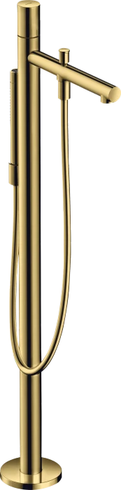 Hansgrohe AXOR Uno Einhebel-Wannenmischer bodenstehend mit Zerogriff polished goldoptik