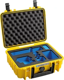 B&W International Outdoor Case Typ 1000 Koffer gelb mit GoPro Inlay