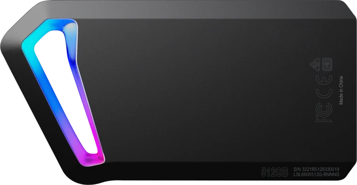 Lexar SL660 BLAZE Gaming Portable SSD, 512GB, USB-C 3.2
