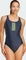 adidas 3-Streifen Rubber Graphic Badeanzug legend ink (Damen) Vorschaubild