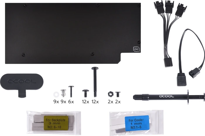 Alphacool Eiswolf 2 AiO 360mm AMD Radeon RX 6800/6800XT Nitro+ mit Backplate