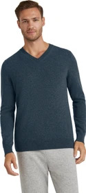 Falke Luxury V-Ausschnitt Pullover space blue (Herren)