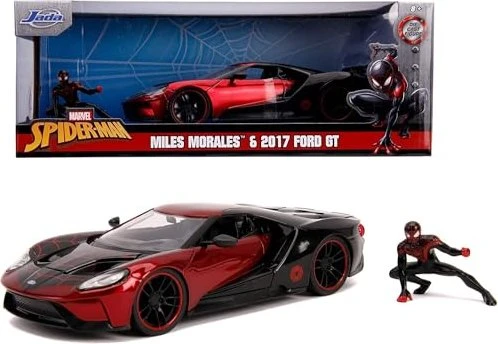 Jada Toys Marvel - Miles Morales 2017 Ford GT 1:24