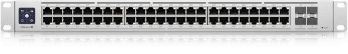 Ubiquiti UniFiSwitch Enterprise 48 Rackmount 2.5G Managed Switch, 48x RJ-45, 4x SFP+, 720W PoE+