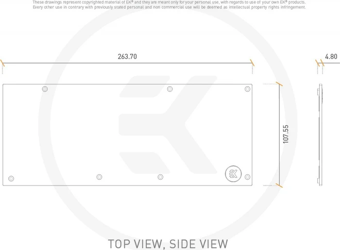 EK Water Blocks Classic Line EK-Classic GPU RX 6800/6900 Backplate schwarz