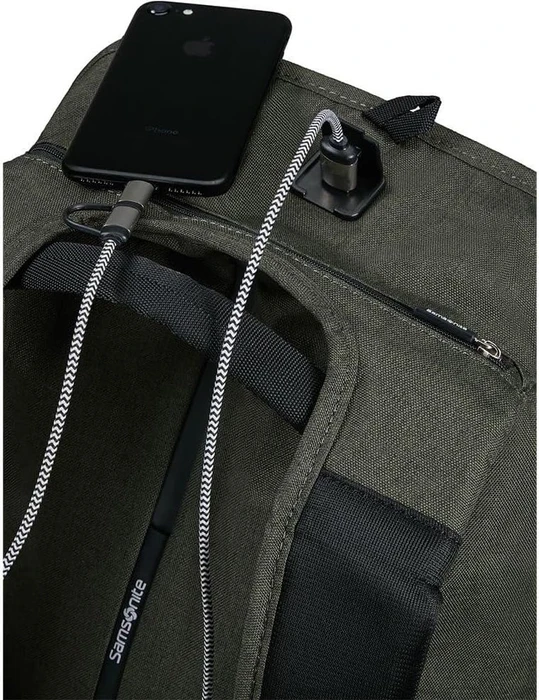 Samsonite Securipak, Backpack, 15.6" Notebook-Rucksack, 44cm, 17l, Foliage Green