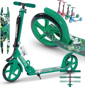 Arebos Aluminium Scooter grün