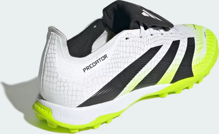 adidas Predator League Fold-Over Tongue TF cloud white/core black/lucid lemon