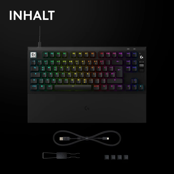 Logitech G PRO X2 TKL Rapid, schwarz, KS-20 Magnetic Analog, USB, ES