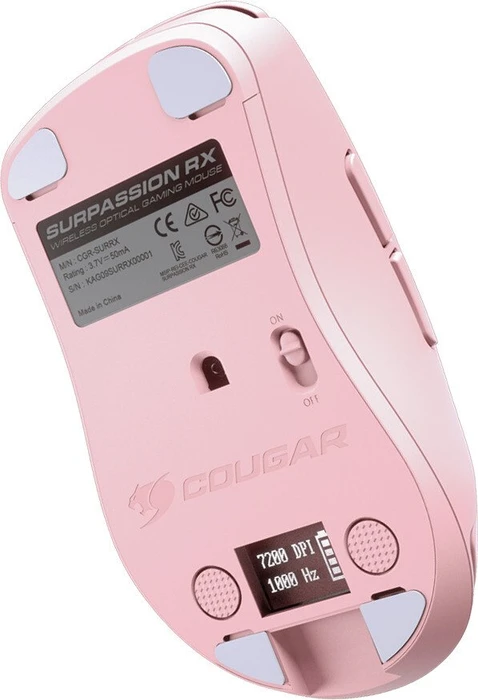Cougar Surpassion RX Pink Wireless Optical Gaming Mouse, USB