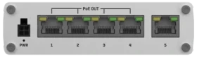 Teltonika TSW Industrial Gigabit Switch, 5x RJ-45, 120W PoE+ (TSW100000000 / TSW100010000)