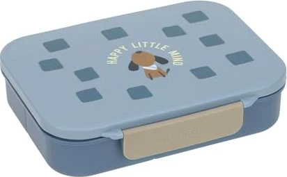 Lässig Bento Brotdose Pattern Party blau