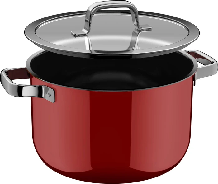 WMF Fusiontec Mineral Pro Kochtopf 24cm passion red