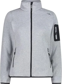 CMP Knit Tech Melange Fleece Jacke alluminio/antracite (Damen)