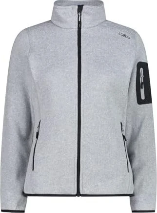 CMP Knit Tech Melange Fleece Jacke alluminio/antracite (Damen)