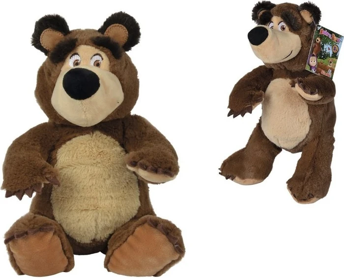 Simba Toys Mascha und der Bär Masha Bean Bag Bär sitzend 20cm