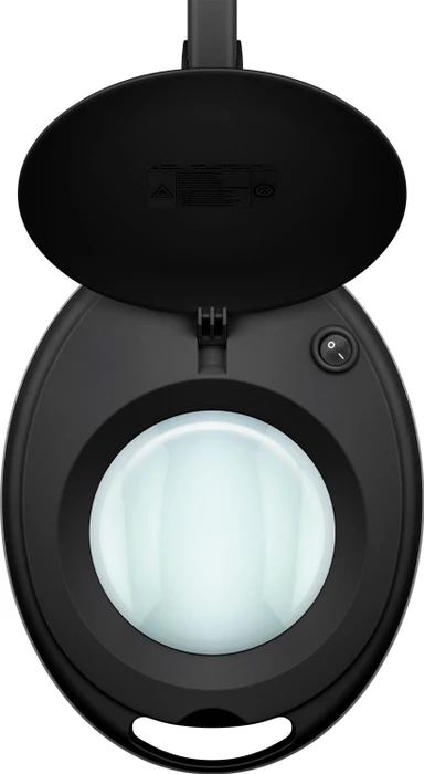 Wentronic Goobay LED-Klemm-Lupenleuchte, 8W, 1.75x, 3 Dioptrien schwarz