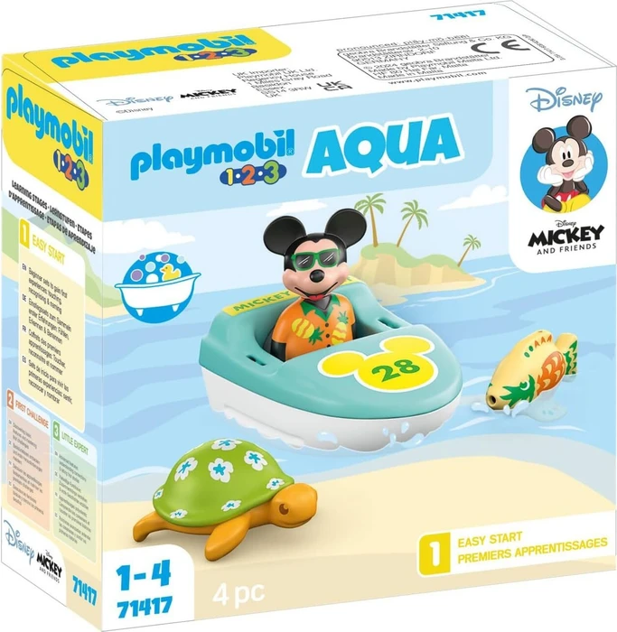 playmobil 1.2.3 Aqua Disney Mickys Bootstour