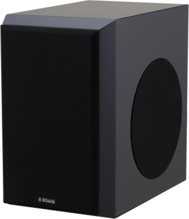 Block S-100 schwarz, Paar