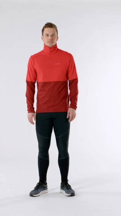 Löffler Tights WS Warm Laufhose lang schwarz (Herren)