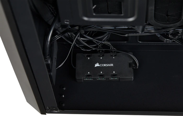Corsair Crystal Series 280X RGB, schwarz, Glasfenster