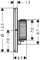 Hansgrohe Axor ShowerSelect ID rund Thermostat chrom Vorschaubild