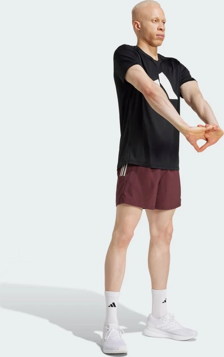 adidas Own The Run Laufhose kurz aurora ruby (Herren)
