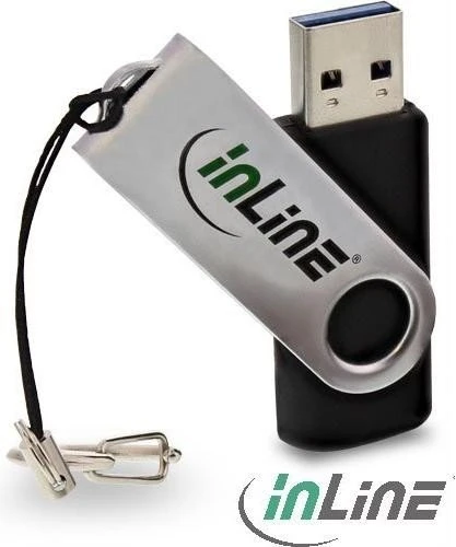 InLine Speicherstick mit Schlüsselanhänger 32GB, USB-A, USB 3.2 Gen 1×1