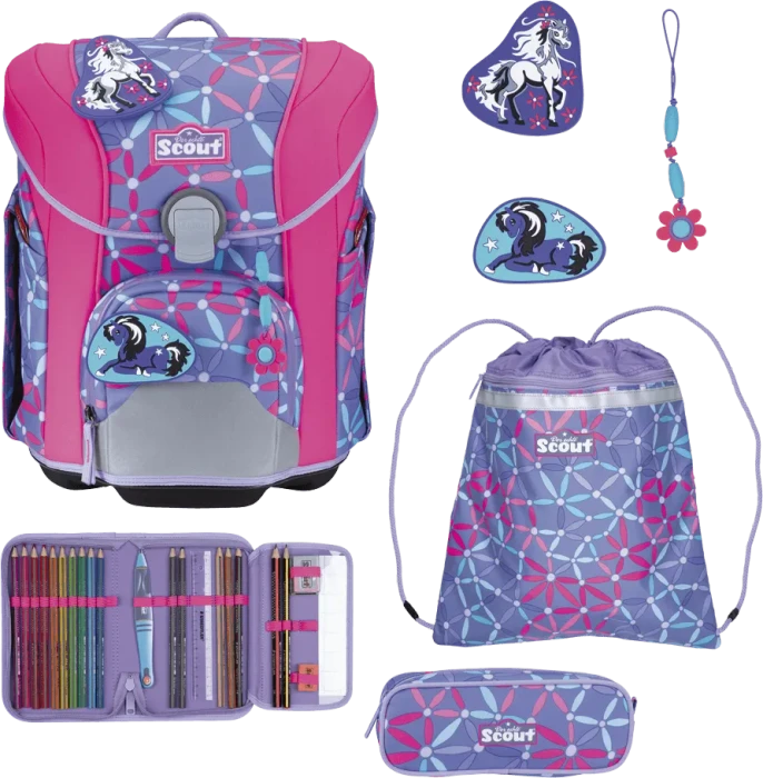 Scout Micro Schultaschen-Set 4-tlg.