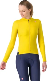 Castelli Espresso Thermal Trikot langarm mango mojito/dark grey (Damen)