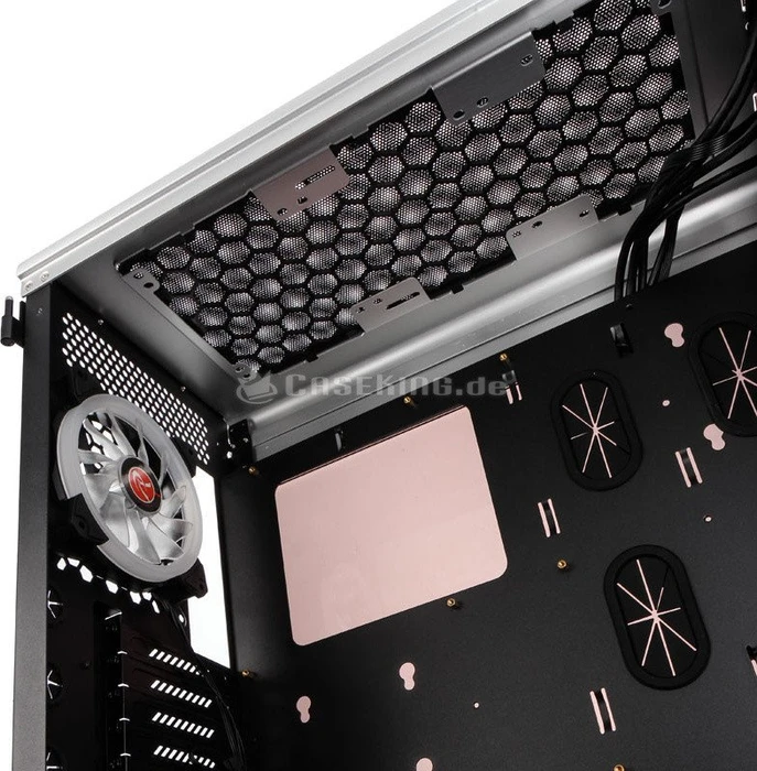 Raijintek Asterion Plus, silber, Acrylfenster
