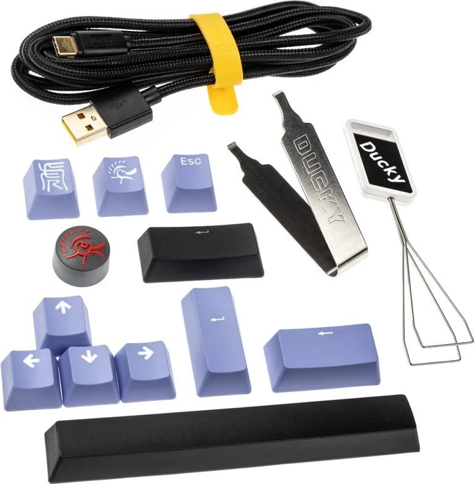 Ducky One 3 TKL PBT, LEDs RGB, Classic Black, MX RGB BLACK, USB, US
