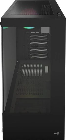 AeroCool Pivot Black, inkl. 1x Lüfter, Lüfter LED ARGB, Glasfenster