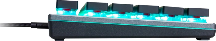 Cooler Master SK630 Tenkeyless, LEDs RGB, MX LOW PROFILE RGB RED, USB, DE