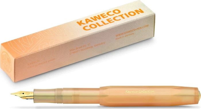 Kaweco Collection apricot pearl, rechte Hand, extra fein