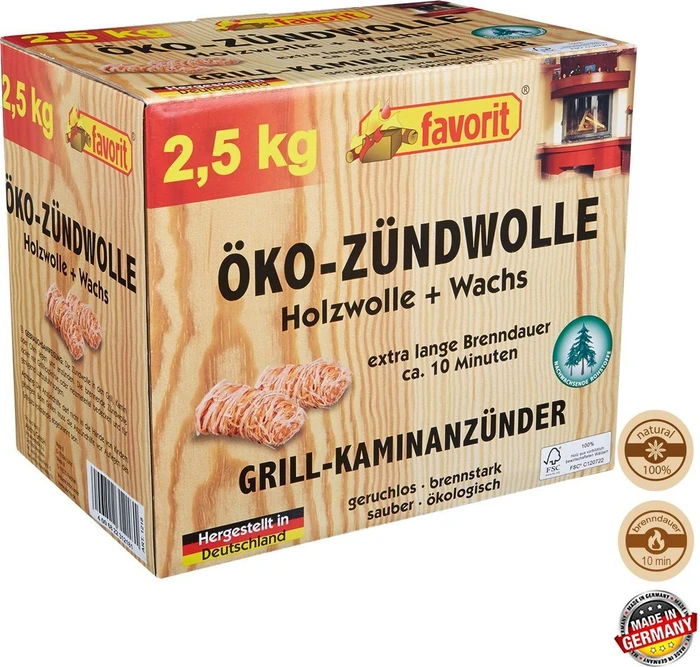 Favorit Öko-Zündwolle, 2.5kg