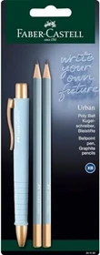 Faber-Castell Poly Ball Urban XB Set Kugelschreiber sky blue