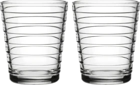 Iittala Aino Aalto Trinkglas 220ml klar, 2 Stück