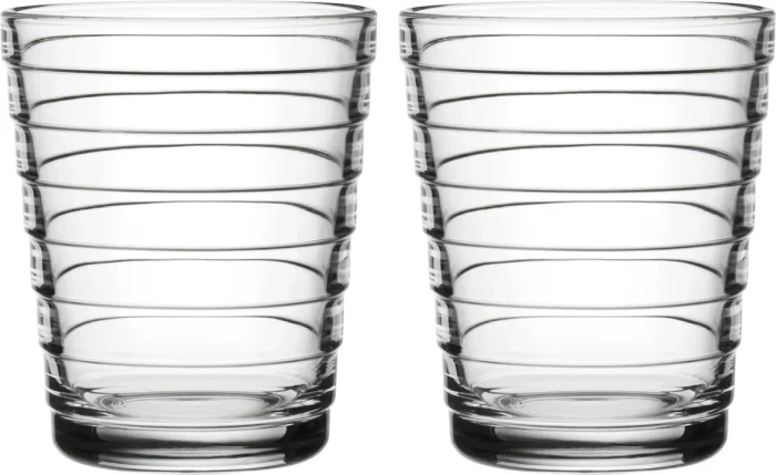 Iittala Aino Aalto Trinkglas 220ml klar, 2 Stück