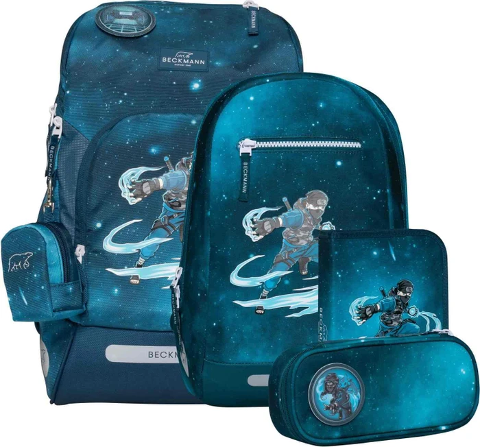 Beckmann Active Air FLX Ninja Master Schulrucksack-Set, 6-tlg.