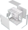 DarkFlash C280 White, Glasfenster Vorschaubild