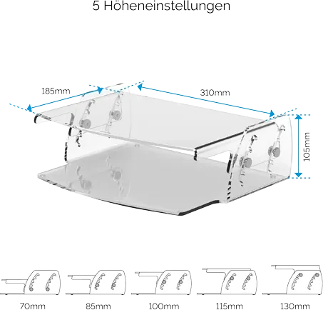 Fellowes Clarity Verstellbarer Monitorständer