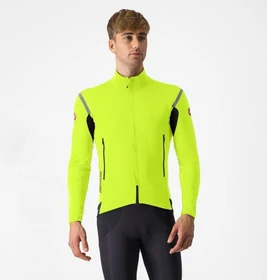Castelli Perfetto RoS 2 Fahrradjacke yellow fluo/silver reflex (Herren)