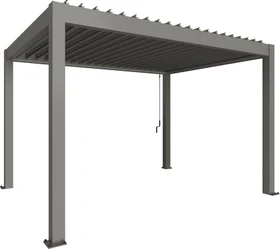 Biohort Pergola 4x3 quarzgrau-metallic/quarzgrau-metallic