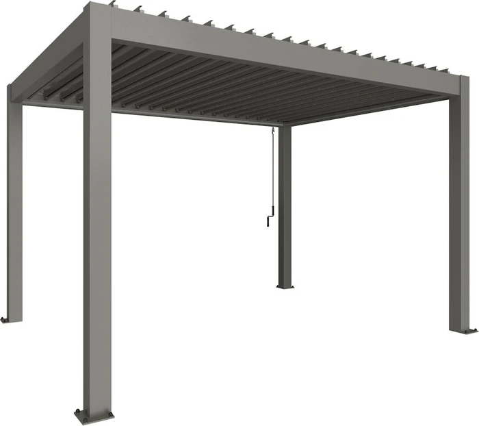 Biohort Pergola 4x3 quarzgrau-metallic/quarzgrau-metallic