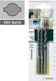 Bosch DIY SDS-Quick Mehrzweckbohrer-Sortiment, 3-tlg.